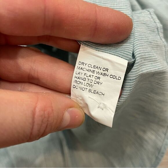 Trumaker Cotton Linen Cashmere Casual Shirt In Light Green - Picture 4 of 6